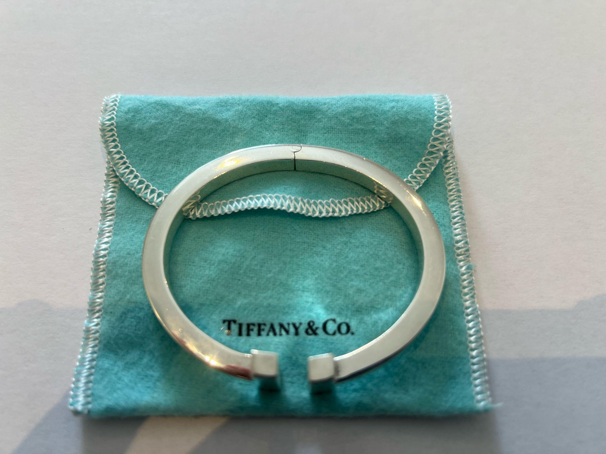 Tiffany & Co T Square Bracelet Sterling Silver 5