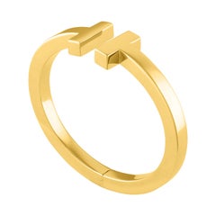 Tiffany & Co. T Square Bracelet Yellow Gold Bangle