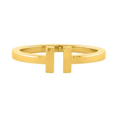 Tiffany & Co. T Square Bracelet Yellow Gold Bangle