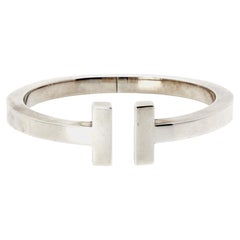 Retro Tiffany & Co. T Square Sterling Silver Bracelet