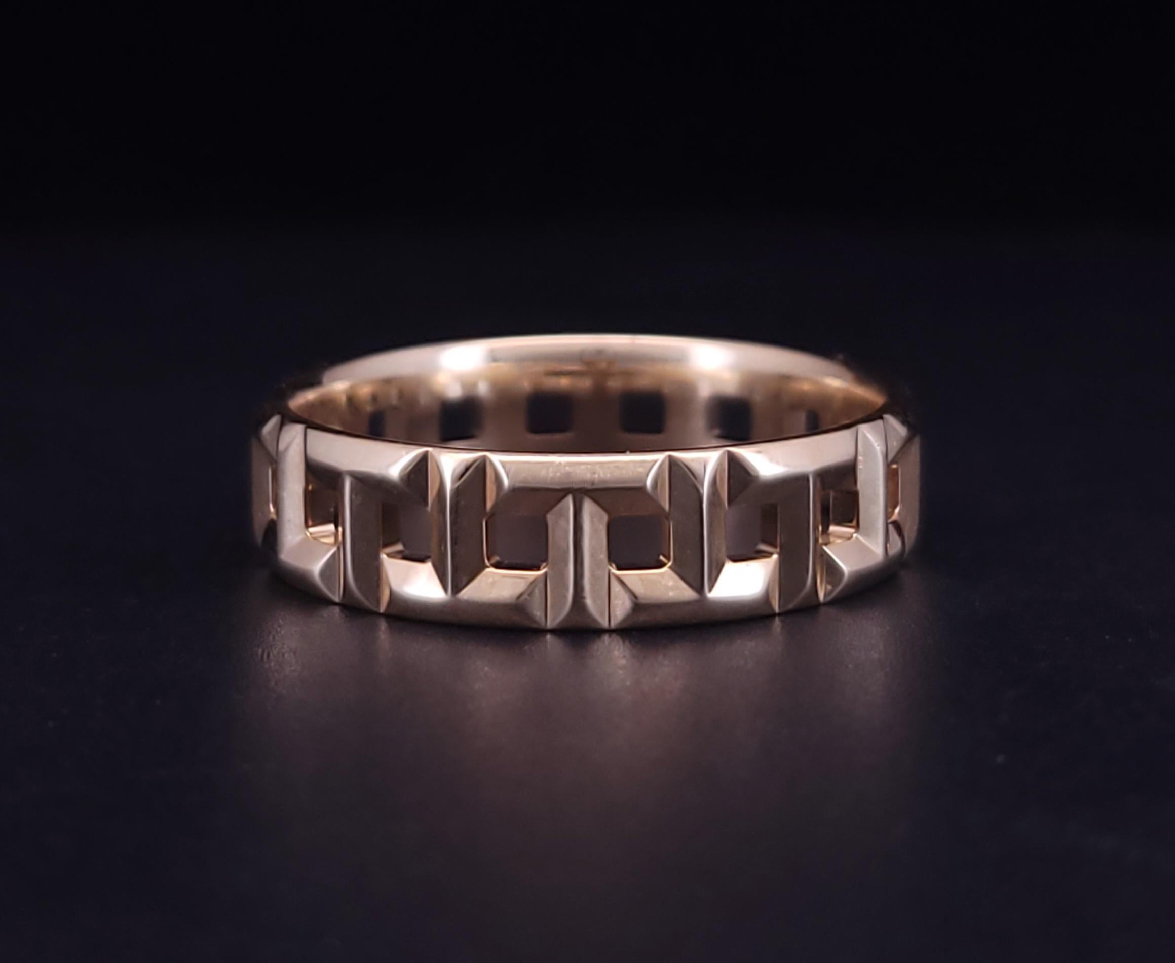 Tiffany & Co. T Trueing Weit 18K  Gelbgold-Ring Größe 9,25 im Angebot 3