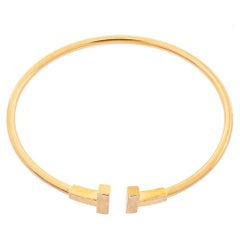 Tiffany & Co. T Wire 18K Rose Gold Bracelet