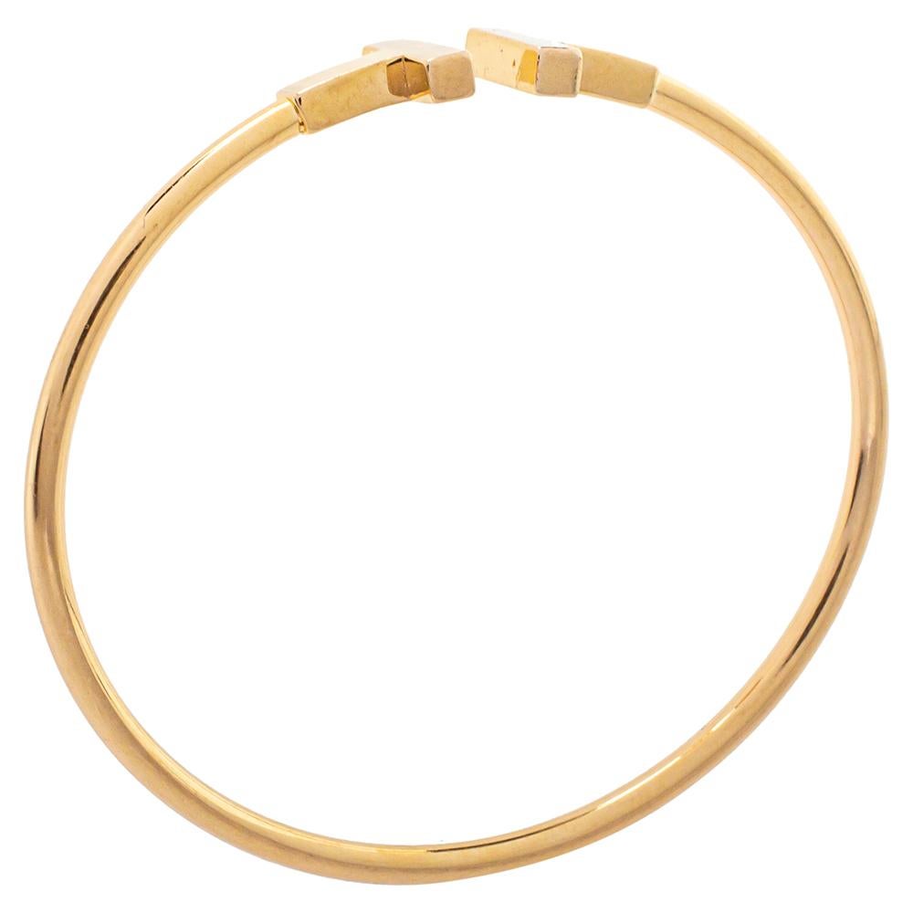 Contemporary Tiffany & Co. T Wire 18K Rose Gold Bracelet