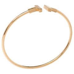 Tiffany & Co. T Wire 18K Rose Gold Bracelet