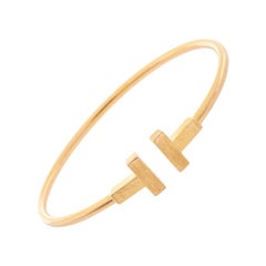 Tiffany & Co. T Wire 18K Rose Gold Bracelet