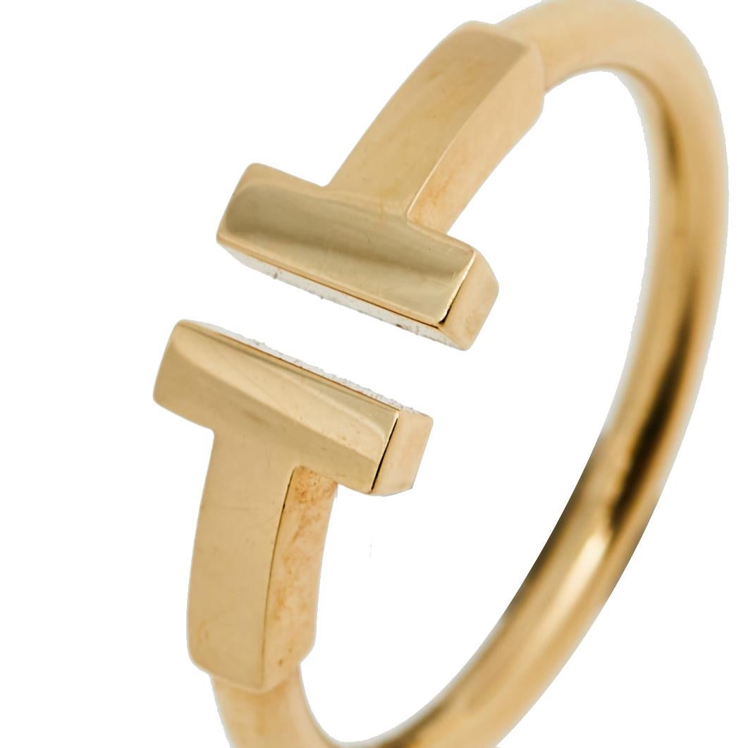 gold t ring