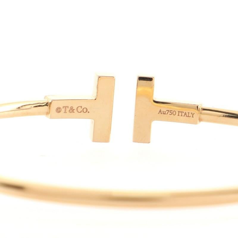 wire bracelet in rose gold with diamonds and mother-of-pearl