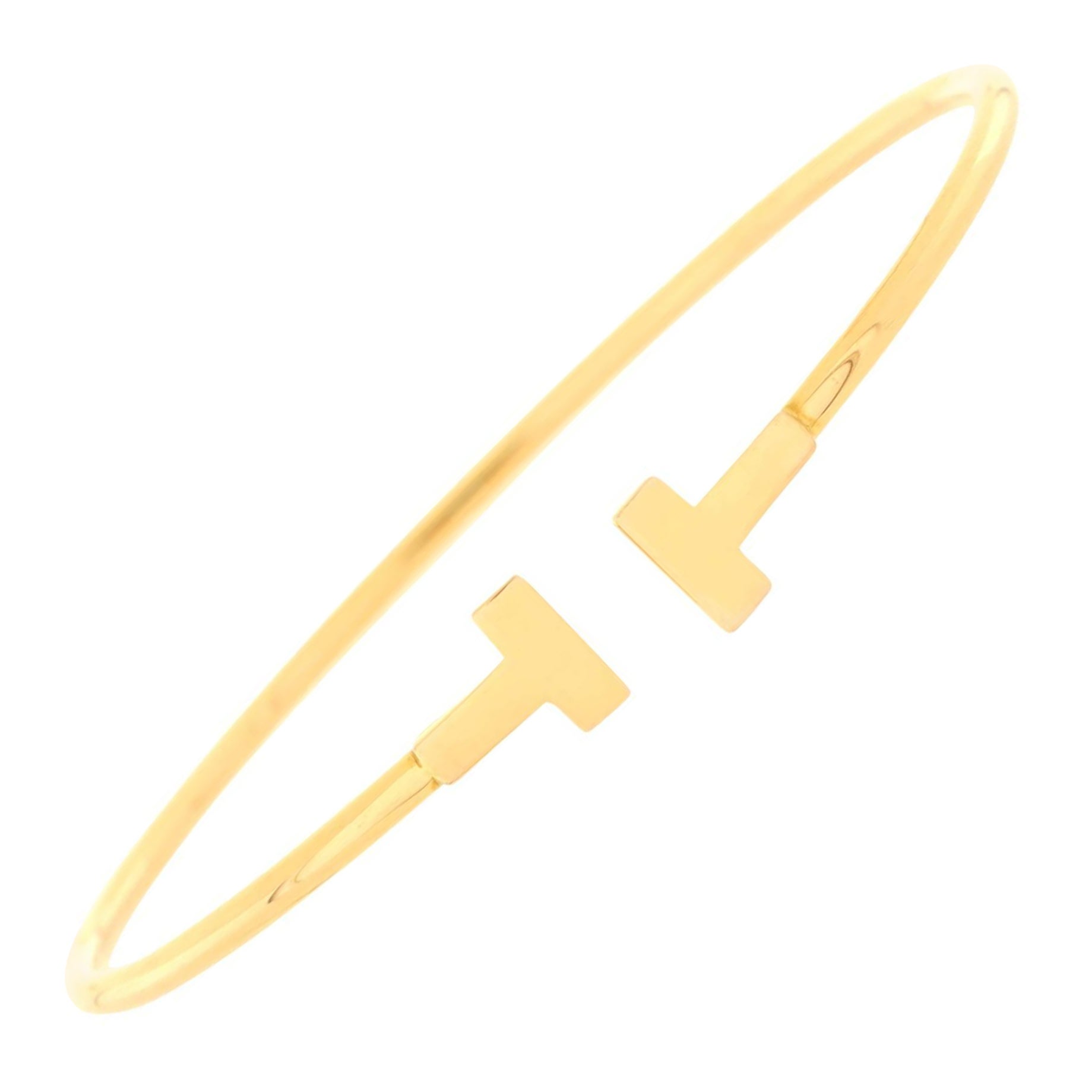 Tiffany 
Co. Pulsera T Wire Oro Amarillo 18K Estrecha