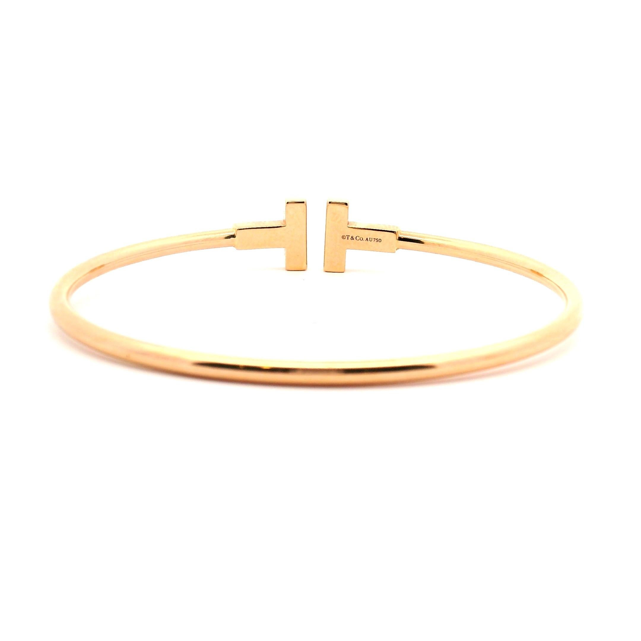 Tiffany & Co. T Wire Bracelet In Good Condition For Sale In Sausalito, CA