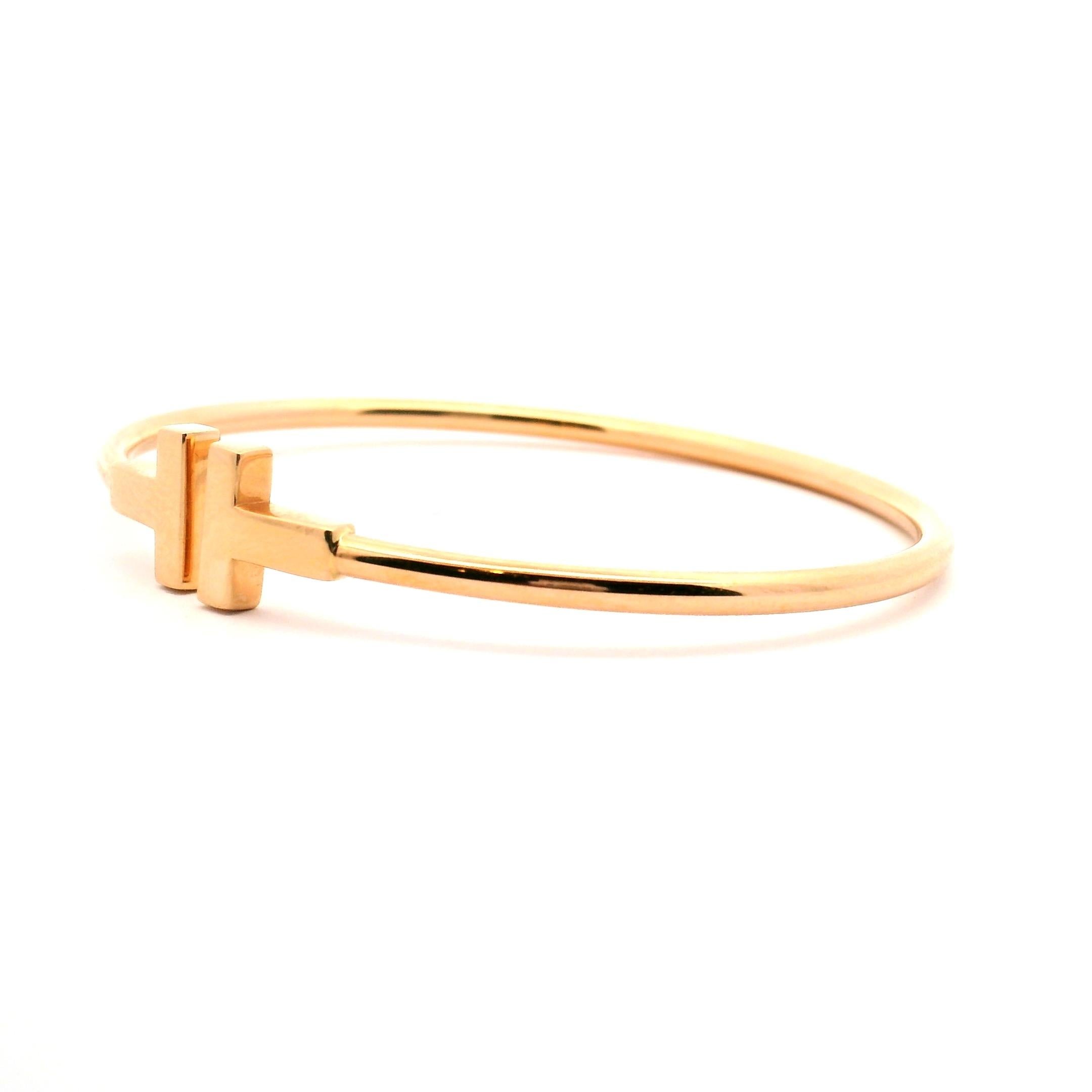 Tiffany & Co. T Wire Bracelet For Sale 2