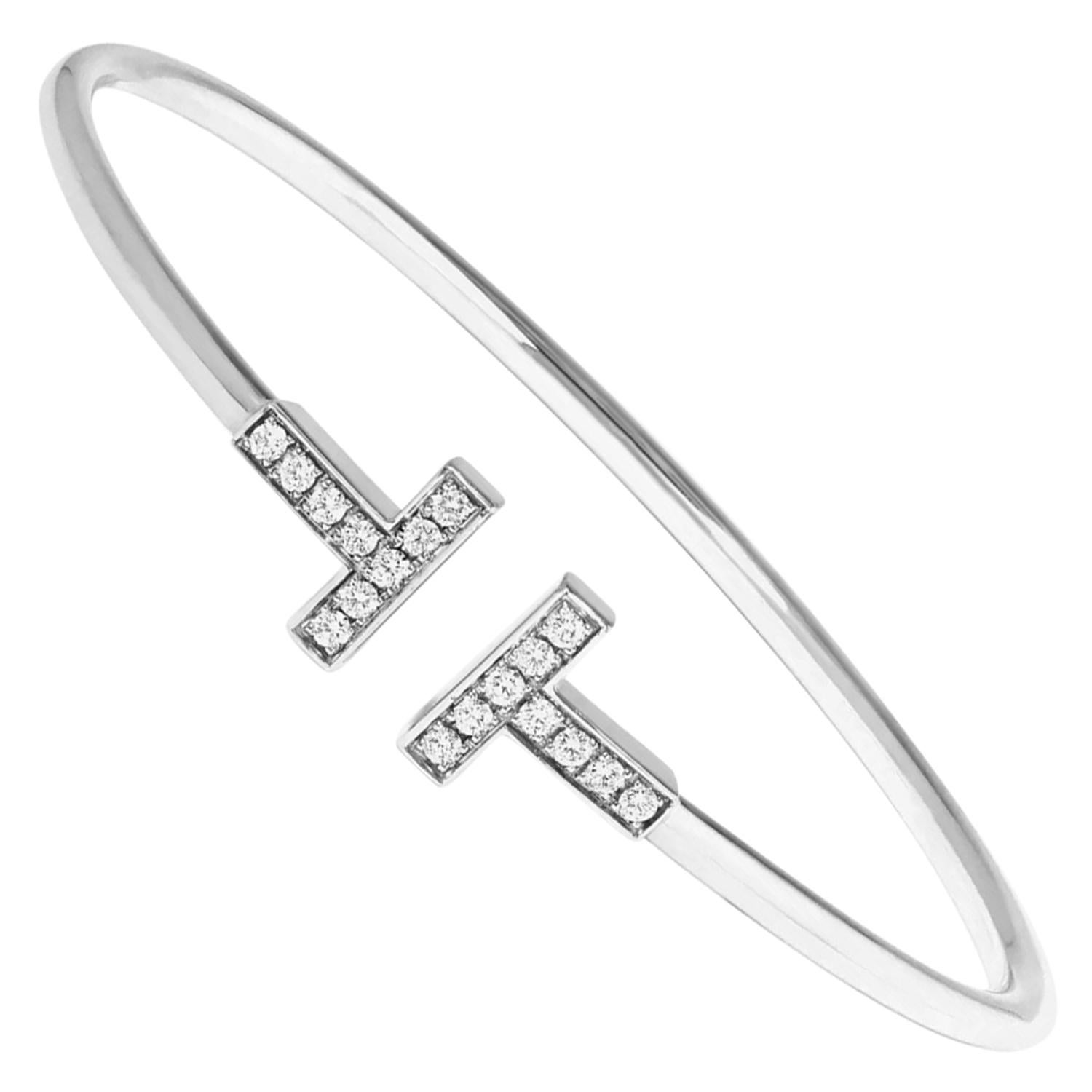 Tiffany & Co. T Wire Bracelet For Sale