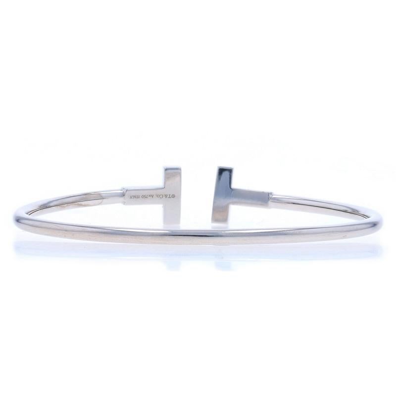 Donna Tiffany & Co. Bracciale con diamanti a filo T 6 1/4