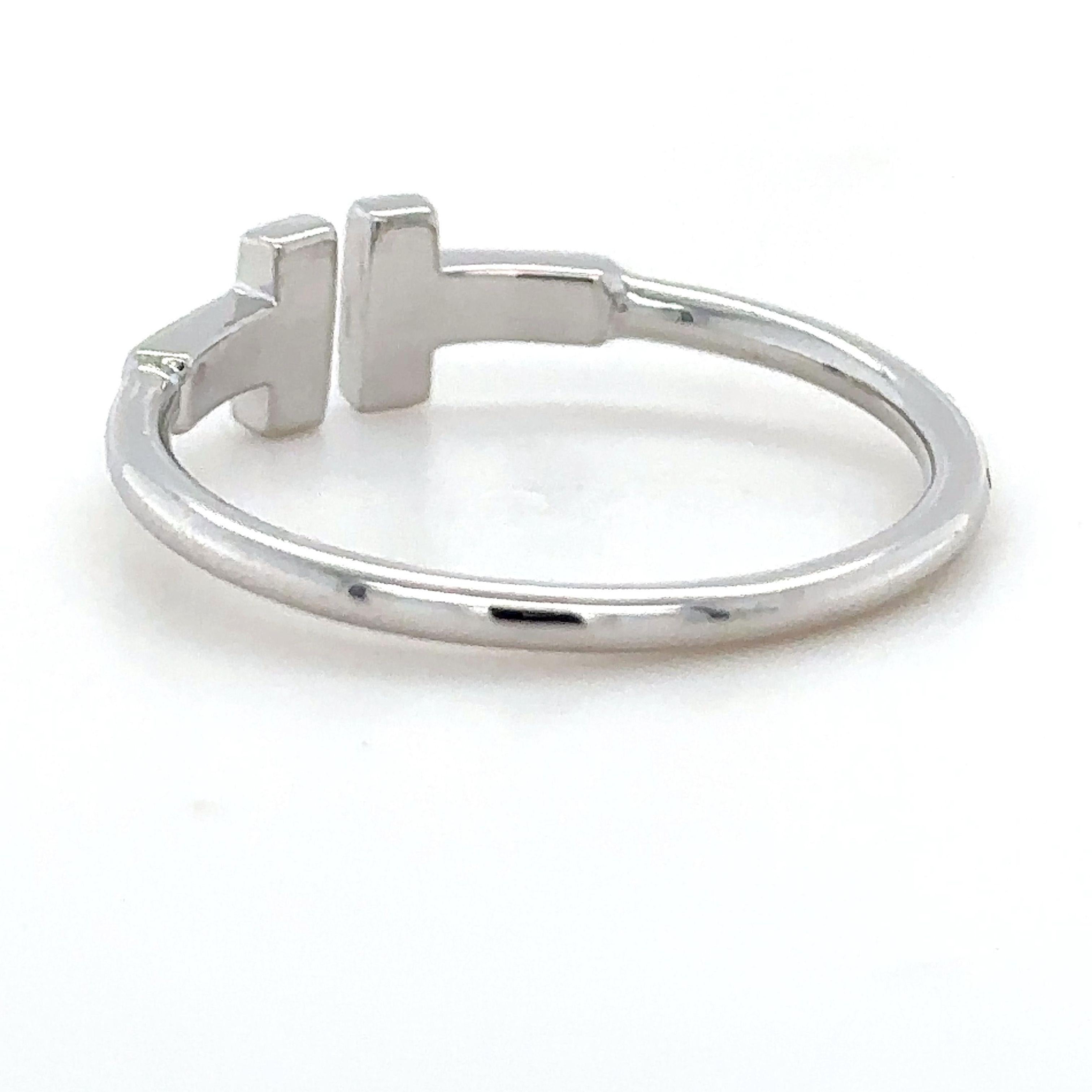 Tiffany & Co T Wire Diamond Ring 0.15ct 1