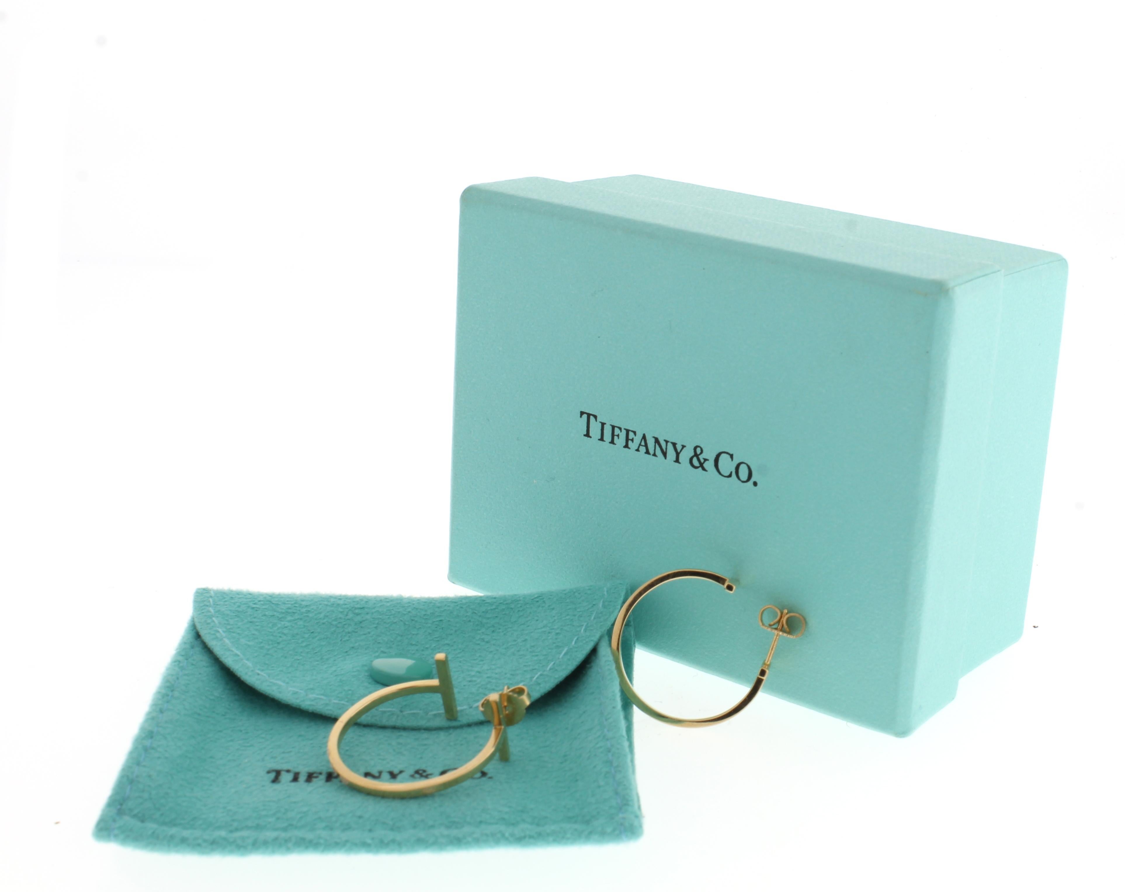 tiffany t wire hoop earrings