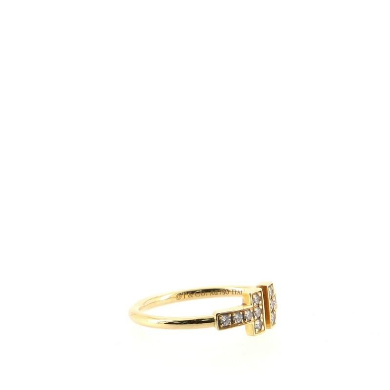 Condition: Great. Shows signs of faint wear.
Accessories: No Accessories
Measurements: Size: 5.5
Designer: Tiffany & Co.
Model: T Wire Ring 18K Yellow Gold with Diamonds
Exterior Material: 18K Yellow Gold, Diamond
Exterior Color: Yellow Gold
Item