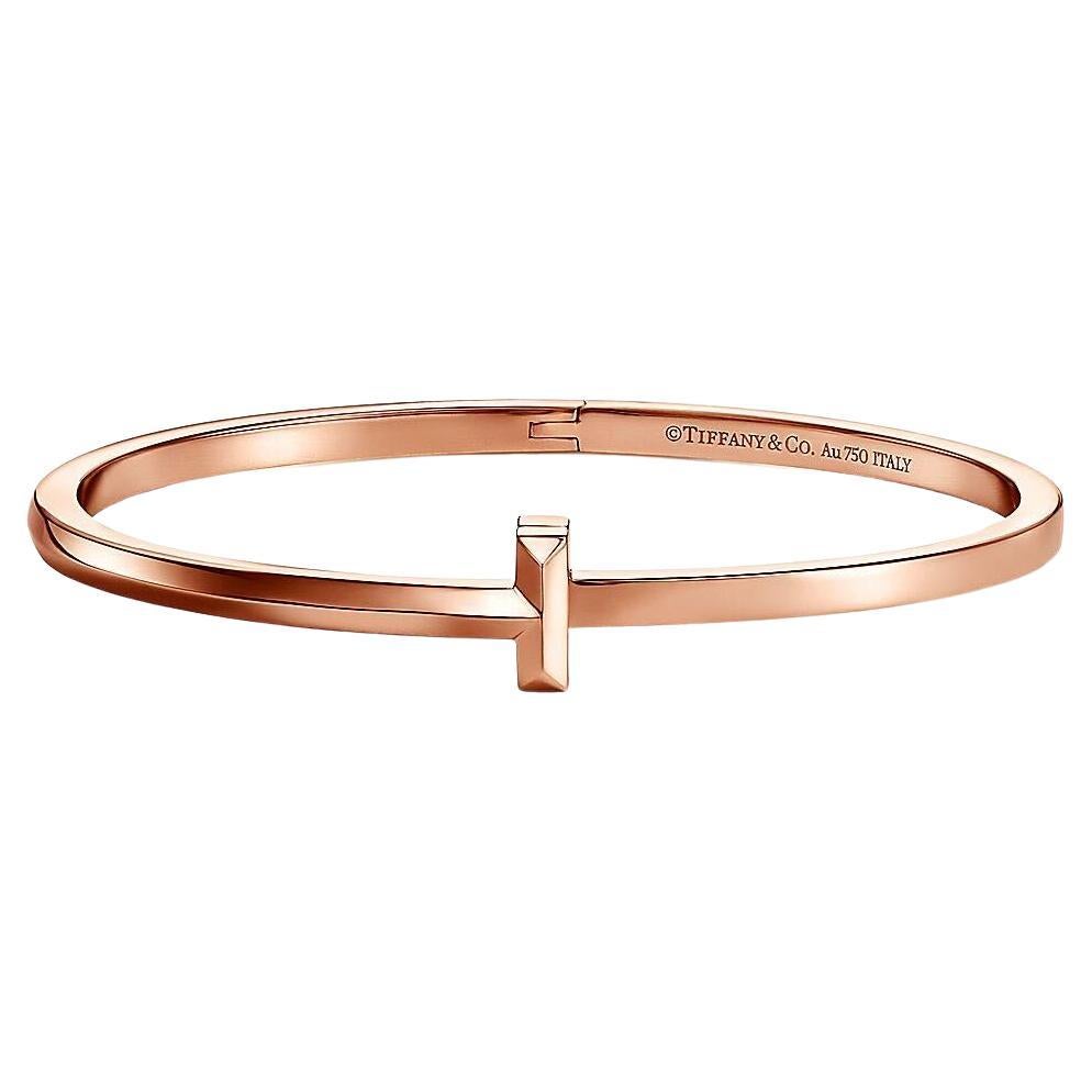 TIFFANY and CO Diamond Metro Rose Gold Bracelet at 1stDibs rose gold