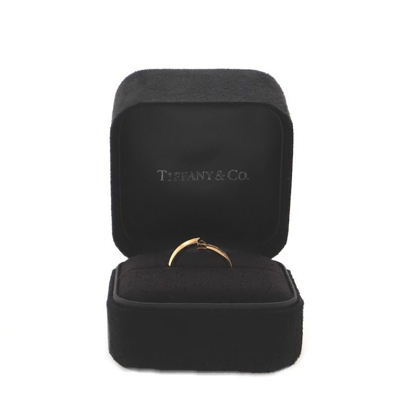 Condition: Great. Minor wear throughout.
Accessories: No Accessories
Measurements: Size: 5.75 - 51, Width: 2.70 mm
Designer: Tiffany & Co.
Model: T1 Ring 18K Rose Gold with Diamonds
Exterior Color: Rose Gold
Item Number: 83700/593