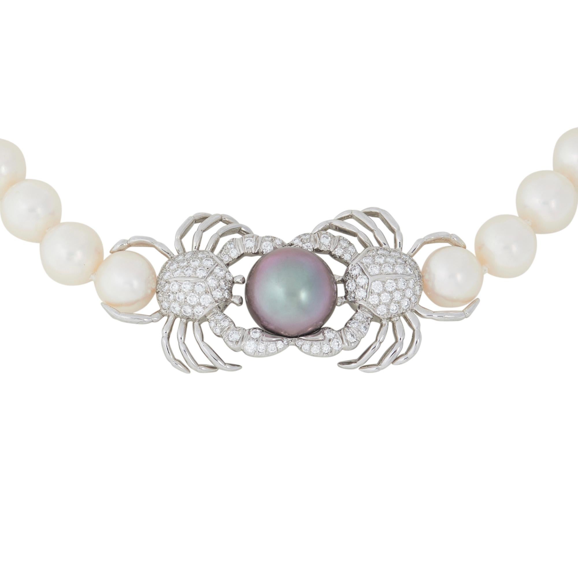 tahitian pearl necklace tiffany