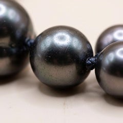Tiffany & Co. Tahitian Pearl Strand Necklace in 18k White Gold