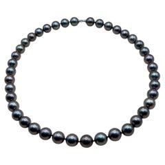 Tiffany & Co. Tahitian Pearl Strand Necklace in 18k White Gold
