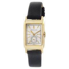 Tiffany & Co. Tank Watch 14K Yellow Gold