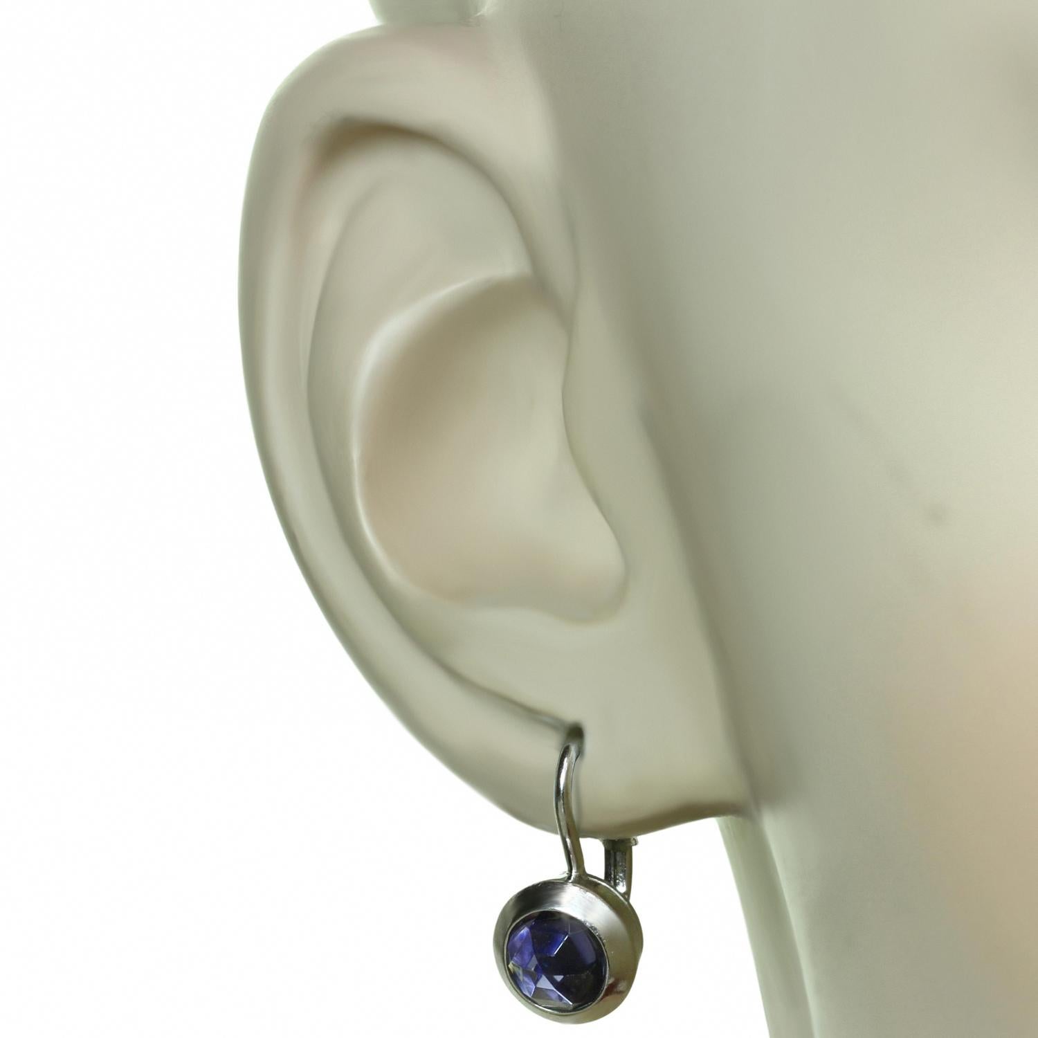 tanzanite stone earrings