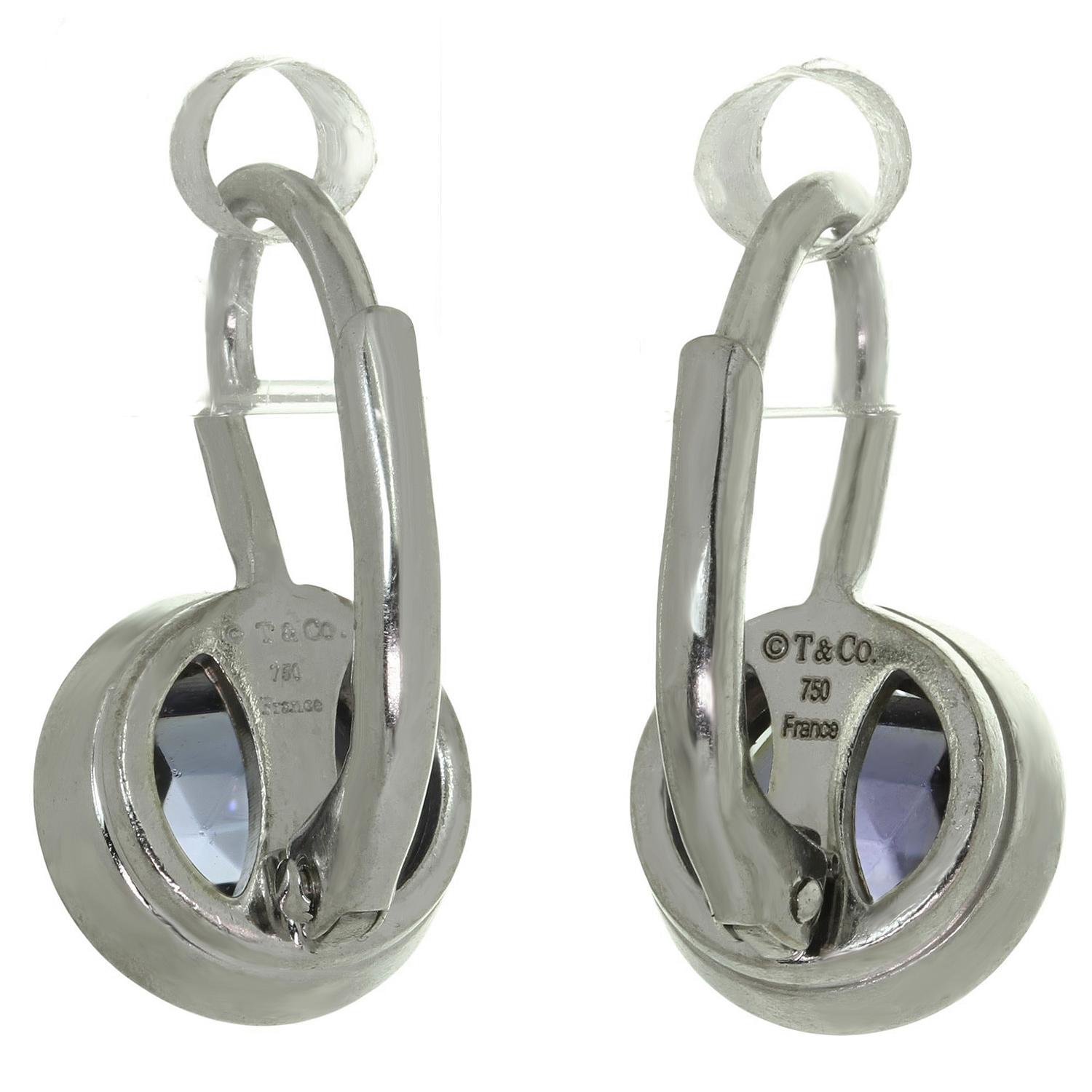 Women's TIFFANY & CO. Tanzanite White Gold Earrings