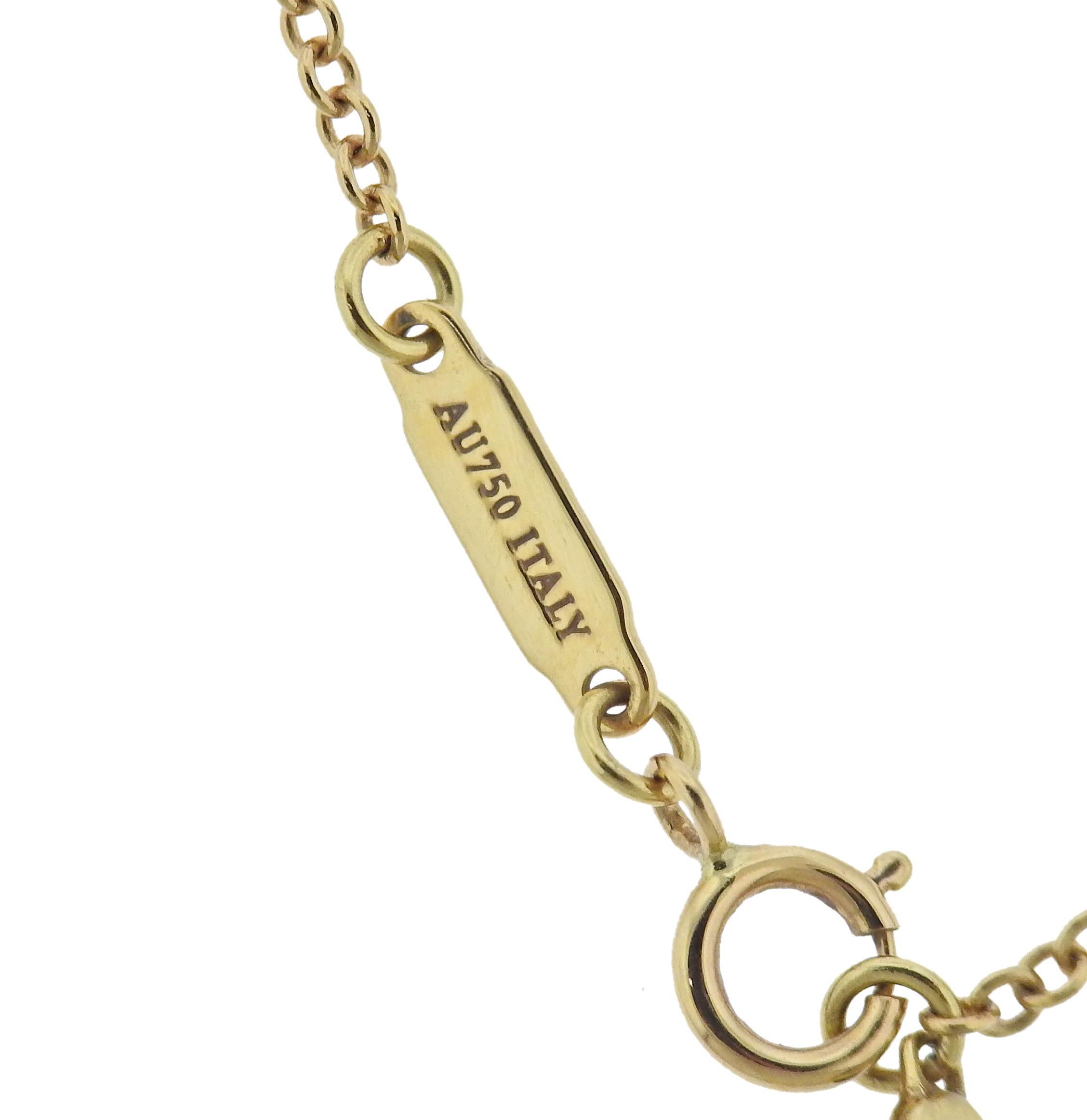 Women's Tiffany & Co Teardrop Gold Pendant Necklace For Sale