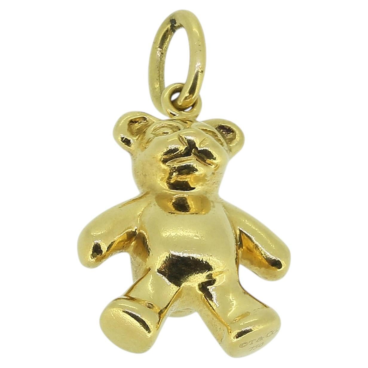 Tiffany & Co. Teddy Bear Charm Pendant