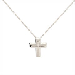 Tiffany & Co. Tenderness Cross Necklace Silver