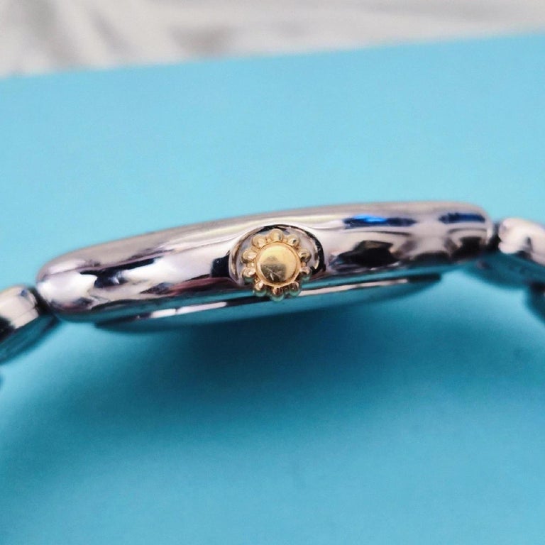 Tiffany and Co. Tesoro 18k Gold and Stainless Steel Two-Tone 
