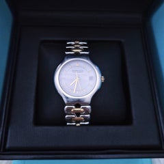 Tiffany & Co. Tesoro 18-Karat-Gold- und Steele-Zweifarb-Uhr mit Datumsanzeige, 36 mm