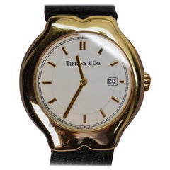 Tiffany & Co. Montre-bracelet Tesoro pour femme en or 18 carats à quartz