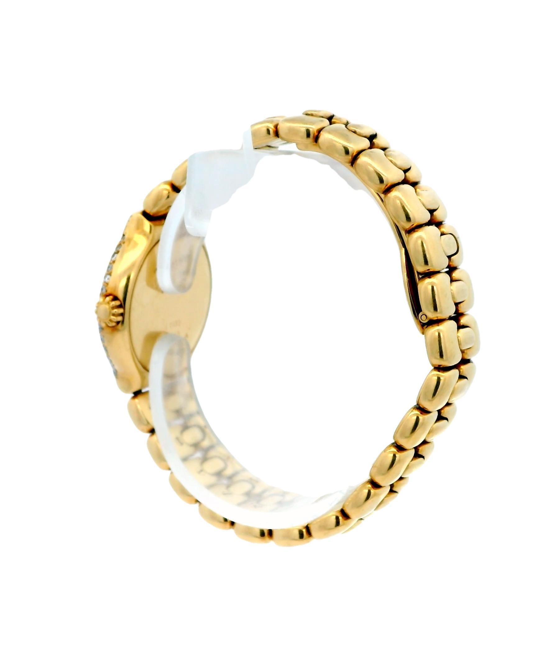 Tiffany & Co. Tessoro 18K Oro Amarillo y Bisel Pave en Excelente Estado en Great Neck Plaza, NY