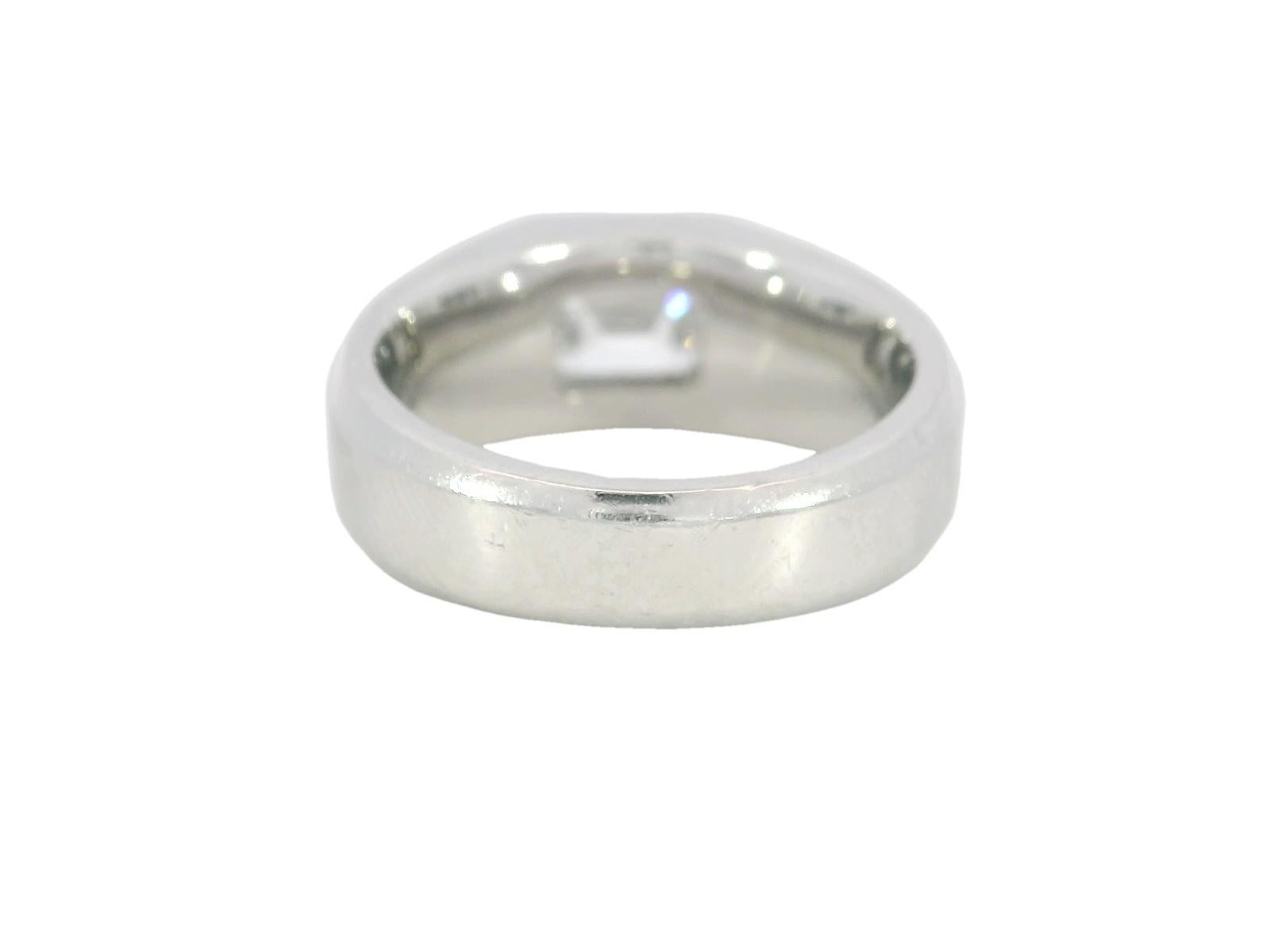 Modern Tiffany & Co. The Charles Setting Men's Engagement Ring Platinum 1.71ct Center