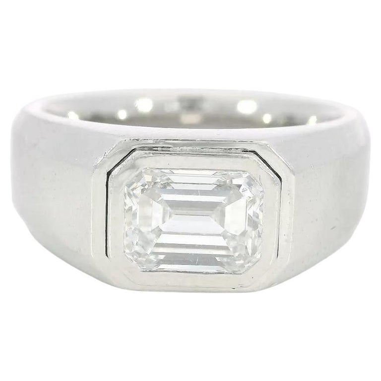 Tiffany and The Charles Setting Men's Engagement Ring Platinum