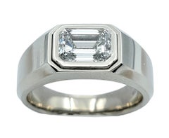 Tiffany & Co The Charles Tiffany Setting Mens 1.71 Carat Diamond Engagement Ring