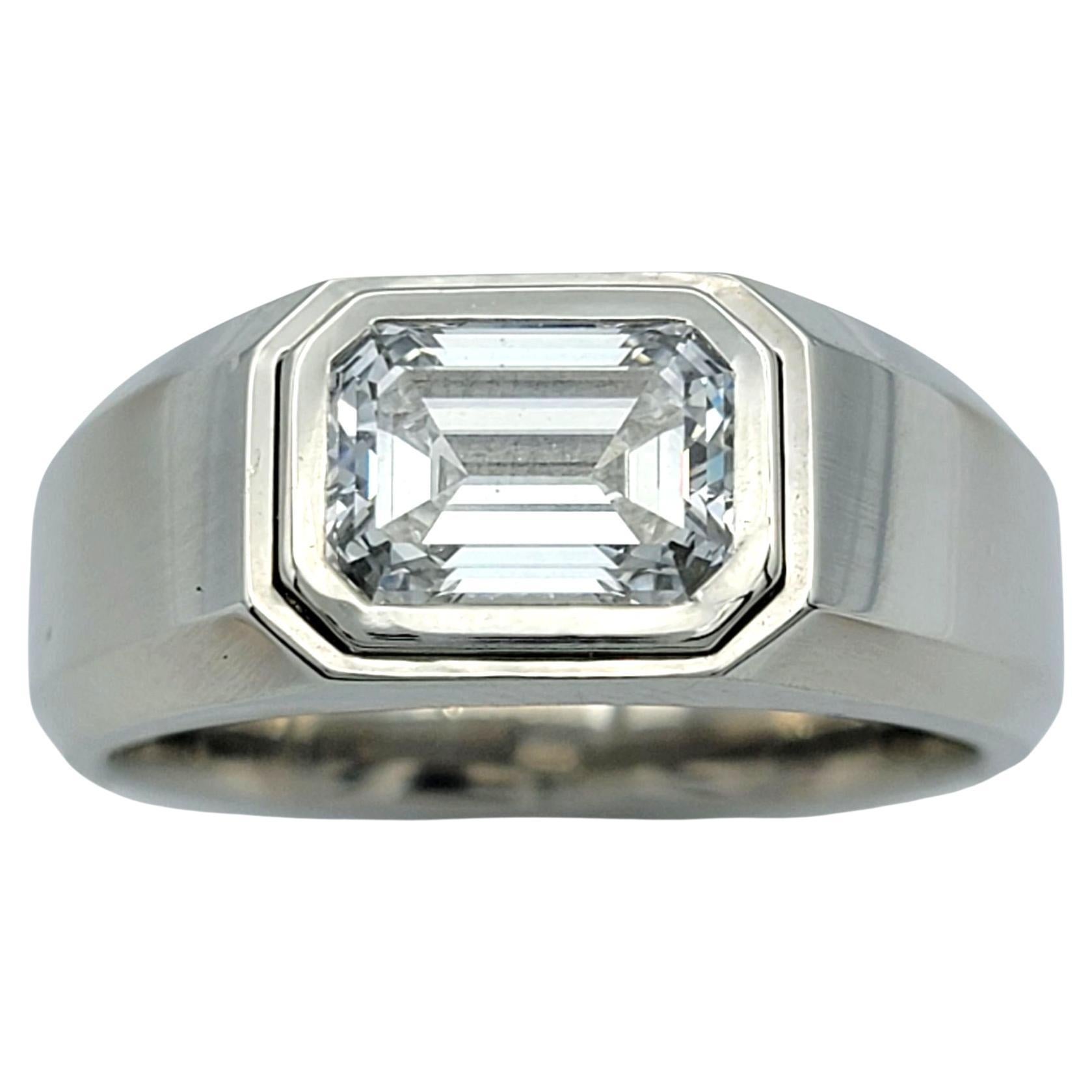 Tiffany & Co The Charles Tiffany Setting Mens 1.71 Carat Diamond Engagement Ring