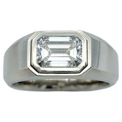 Tiffany & Co The Charles Tiffany Setting Mens 1.71 Carat Diamond Engagement Ring