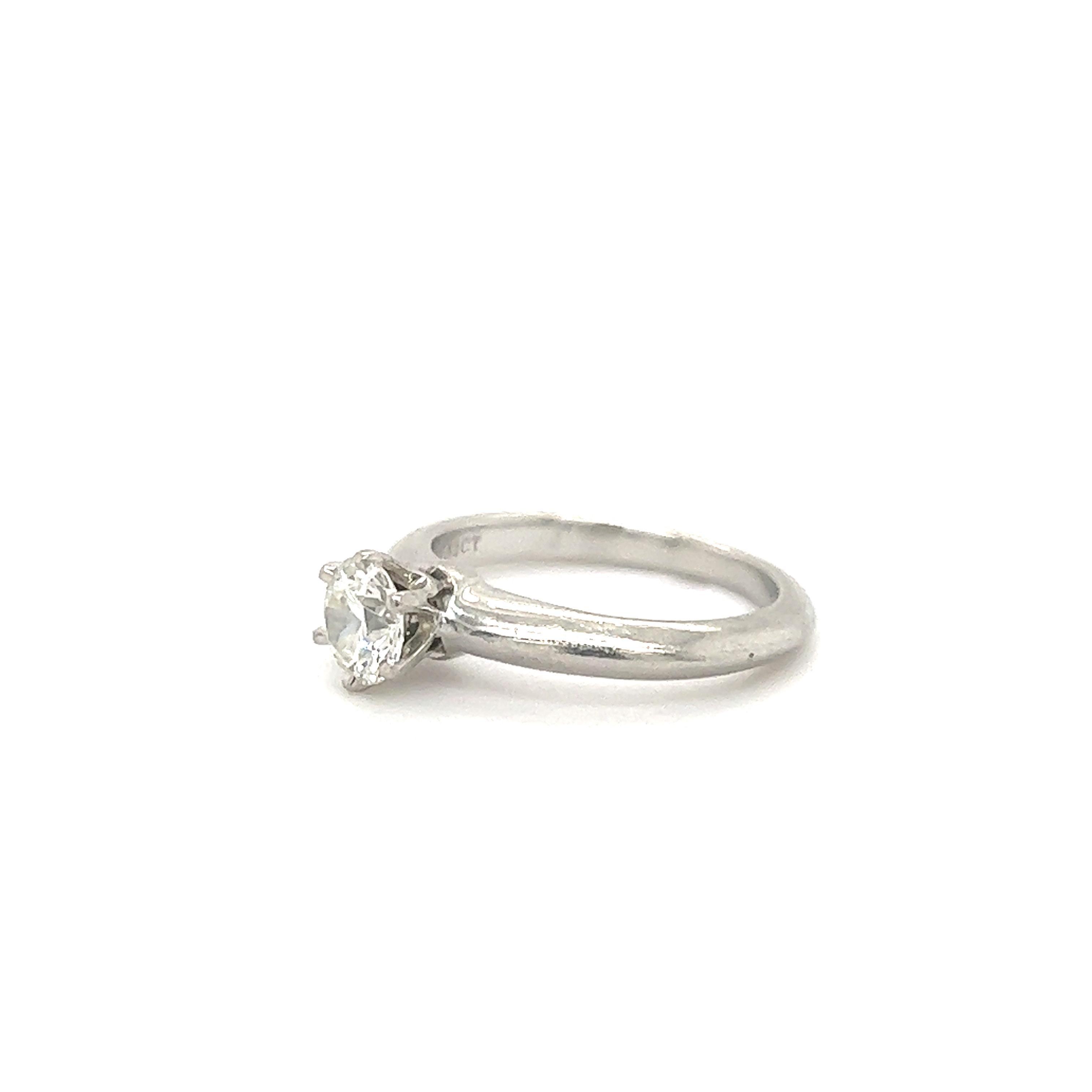 Tiffany & Co. Platin-Diamant-Verlobungsring 