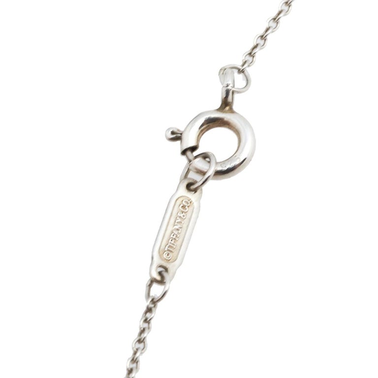 Tiffany and Co. Three Key 18K Two Tone Gold and Silver Pendant Necklace at  1stDibs