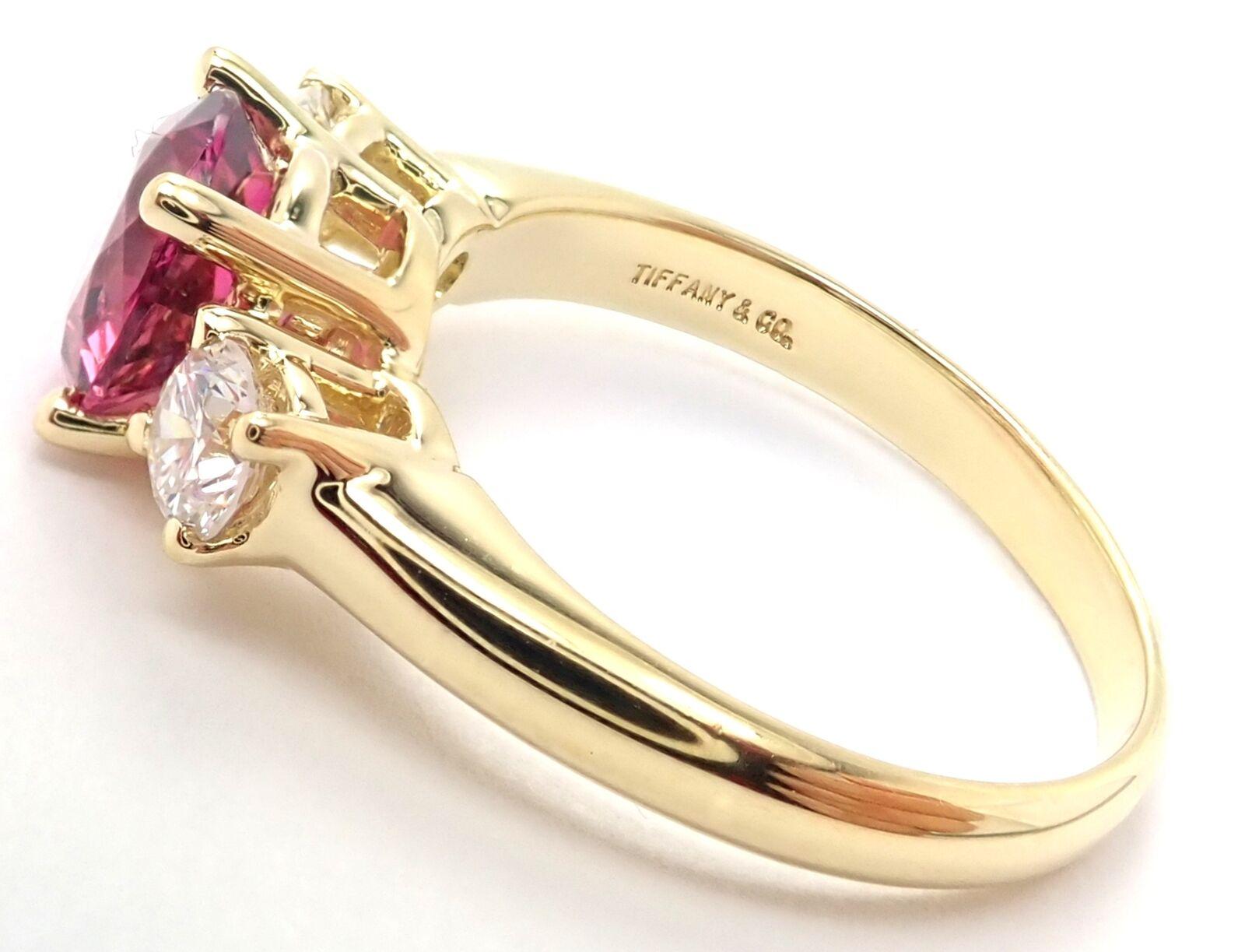 tiffany pink tourmaline ring