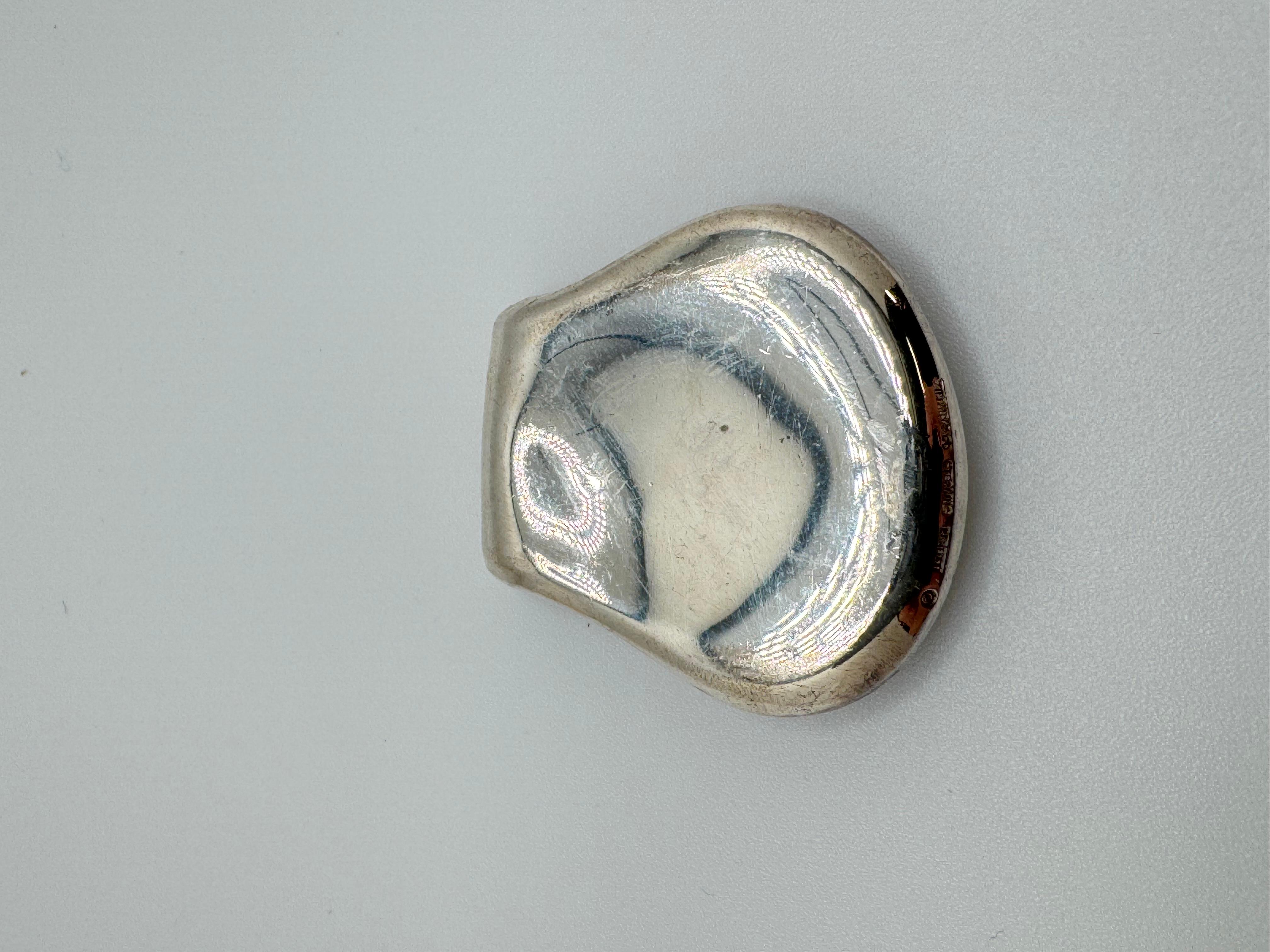 Tiffany & Co. Thumbprint Money Clip in Sterling Silver For Sale 5