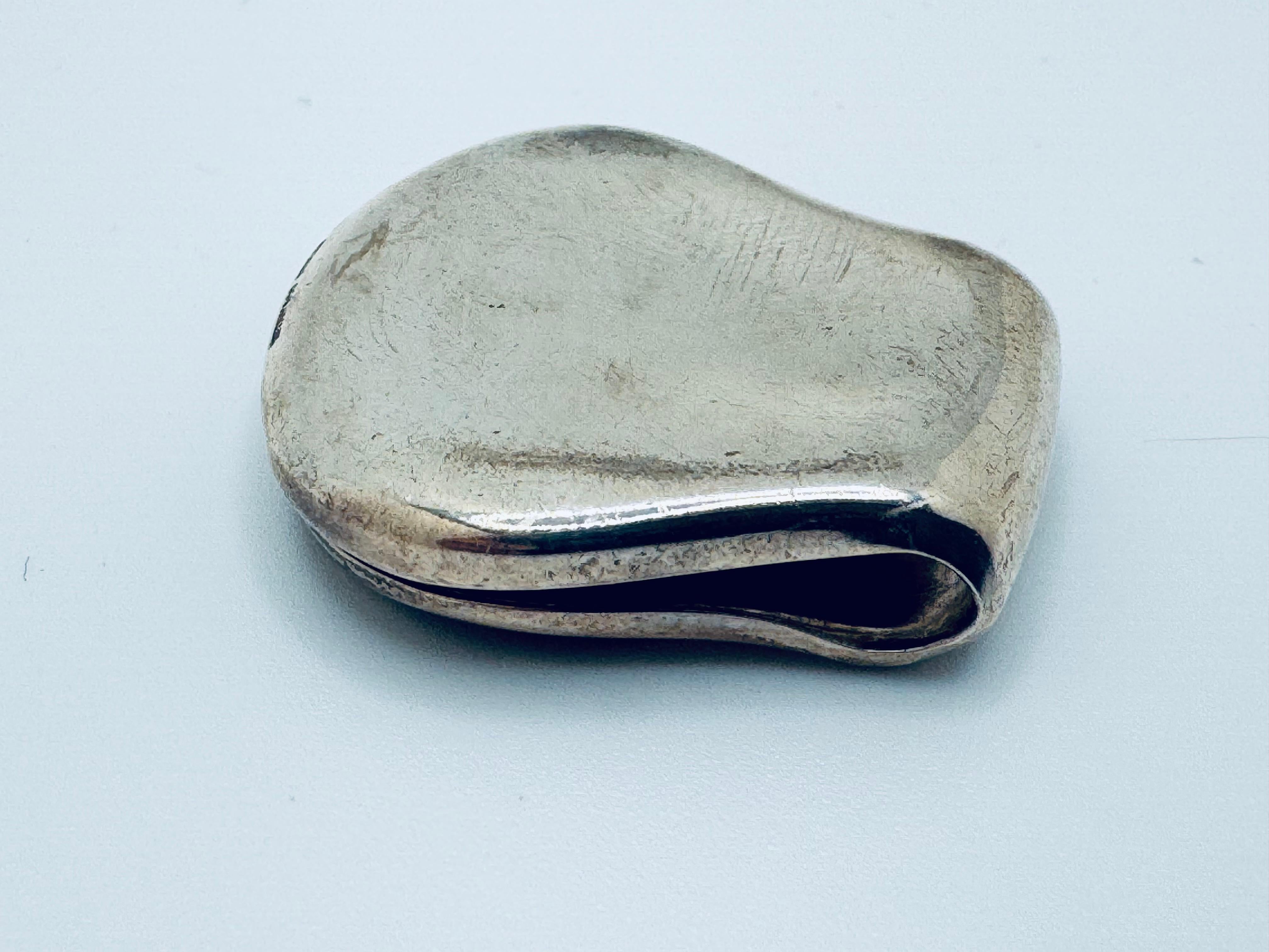 Tiffany & Co. Thumbprint Money Clip in Sterling Silver For Sale 2