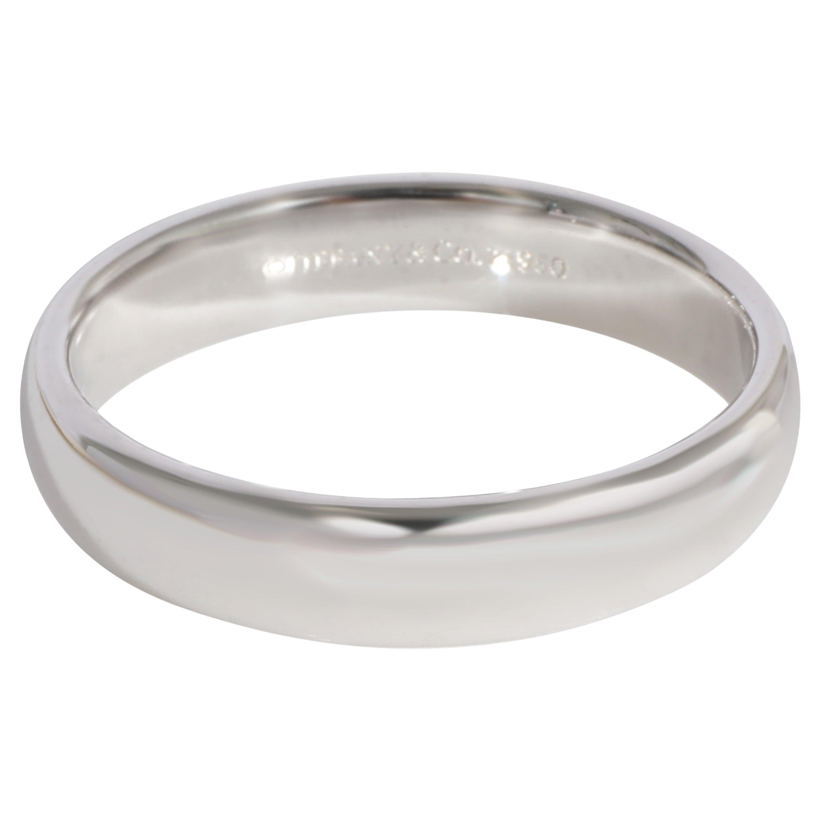 Tiffany and Co. 950 Platinum Wedding Band Ring For Sale at 1stDibs ...