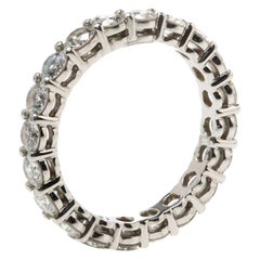 Tiffany & Co. Tiffany Embrace Diamond Platinum Eternity Band Ring 46