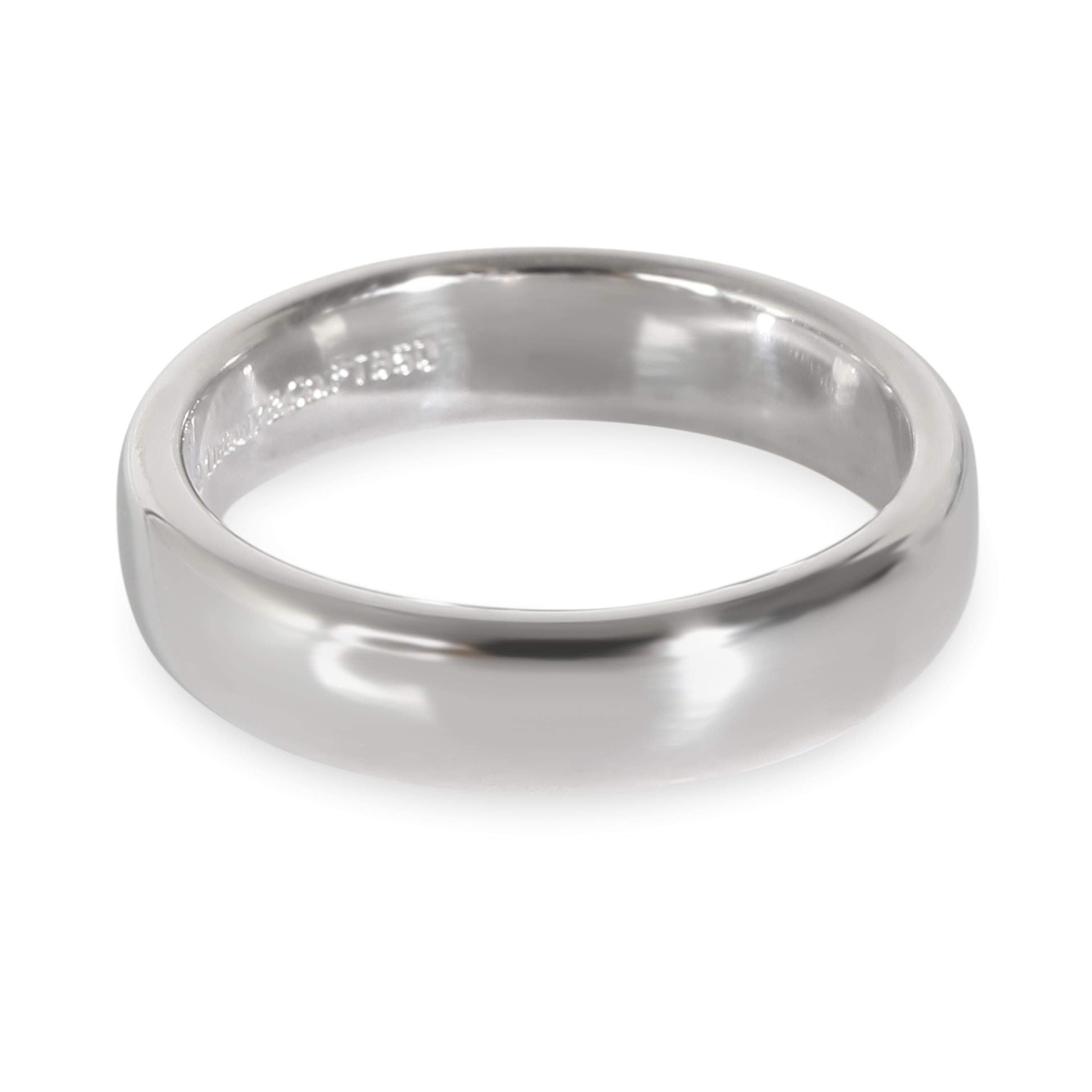 Tiffany & Co. Tiffany Forever 4.5mm Band in Platinum

PRIMARY DETAILS
SKU: 138065
Listing Title: Tiffany & Co. Tiffany Forever 4.5mm Band in Platinum
Condition Description: Retails for 2200 USD. In excellent condition and recently polished.  Comes
