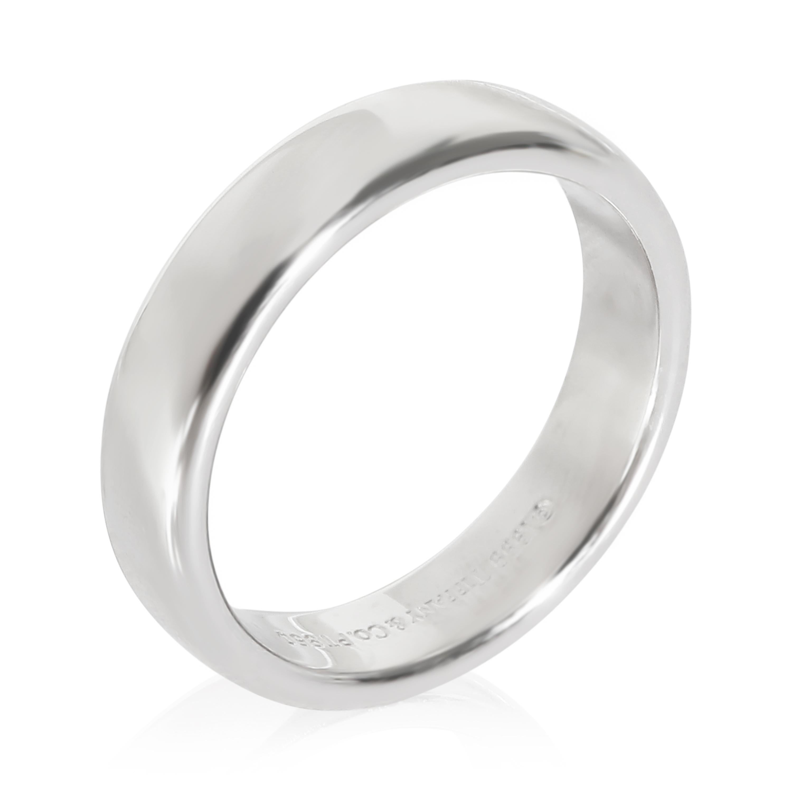 Tiffany & Co. Tiffany Forever 4.5mm Band in Platinum For Sale 1