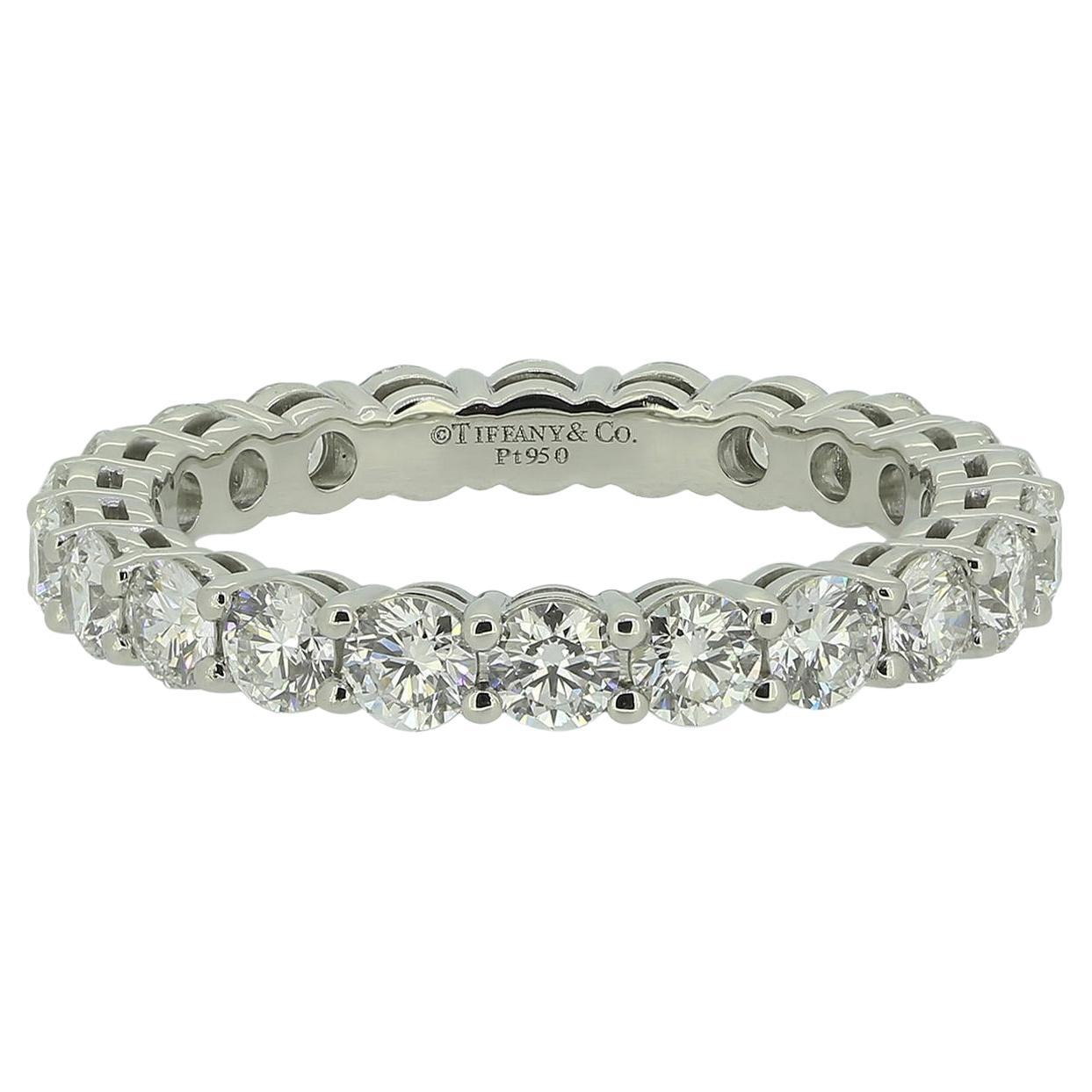 Tiffany & Co. Tiffany Forever Diamant Ewigkeitsring Größe M (53) im Angebot
