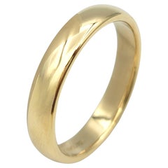 Tiffany & Co. "Tiffany Forever" Polierter Unisex-Ring aus 18 Karat Gelbgold